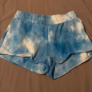 Tie dye shorts